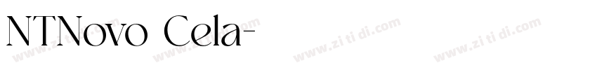 NTNovo Cela字体转换